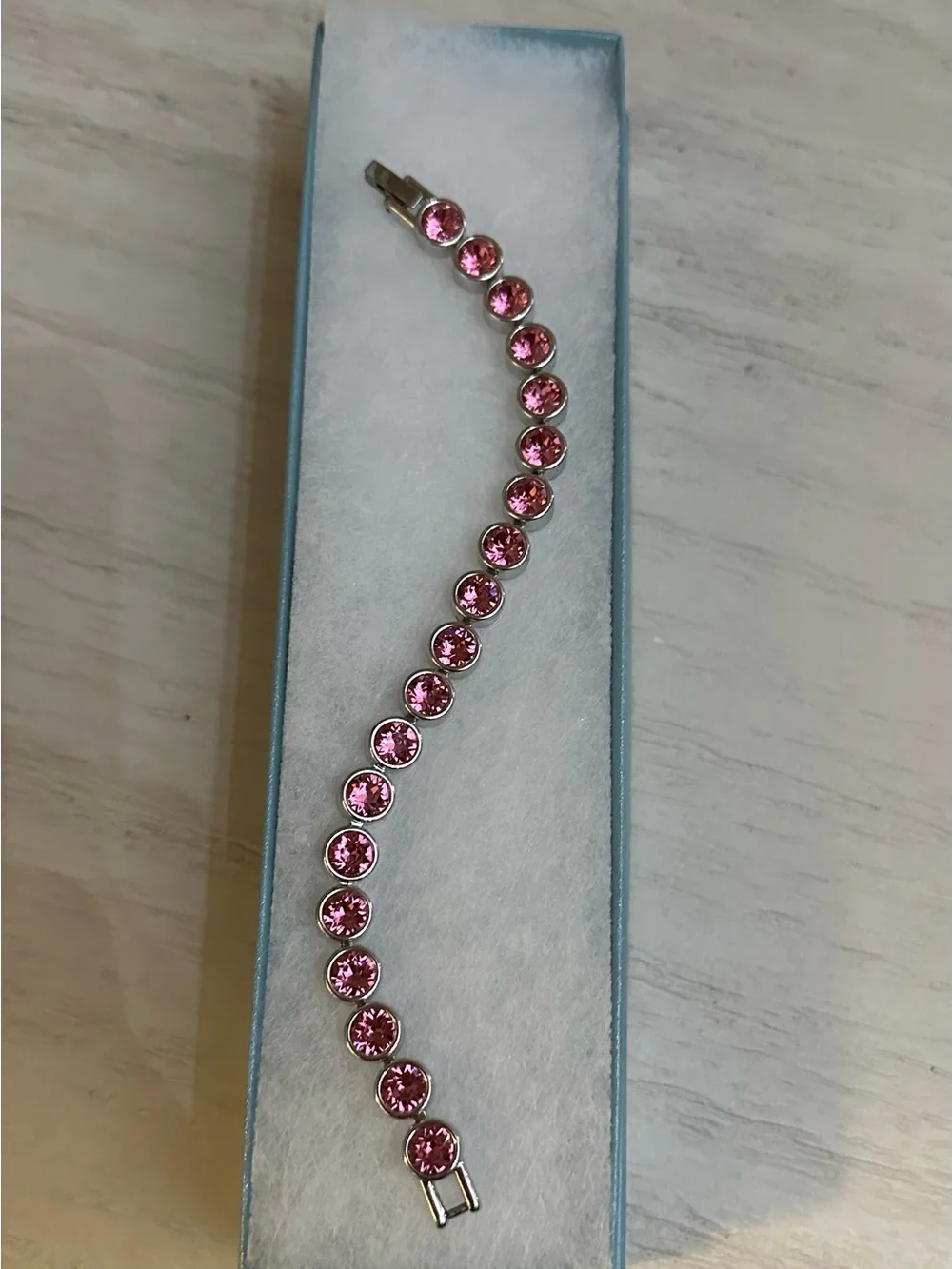 Touchstone Crystal Ice Bracelet in Pink Iris